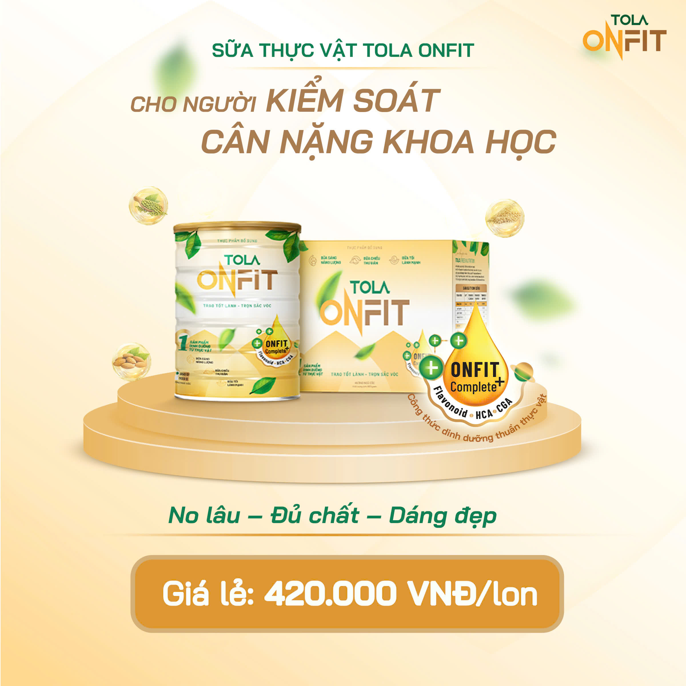 Sữa Thực Vật TOLA ONFIT (Dạng lon)