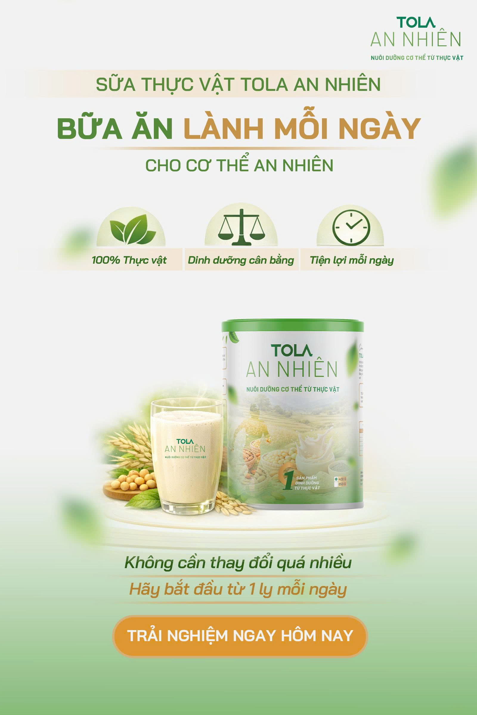 Sữa Thực Vật TOLA AN NHIÊN - Ảnh 3