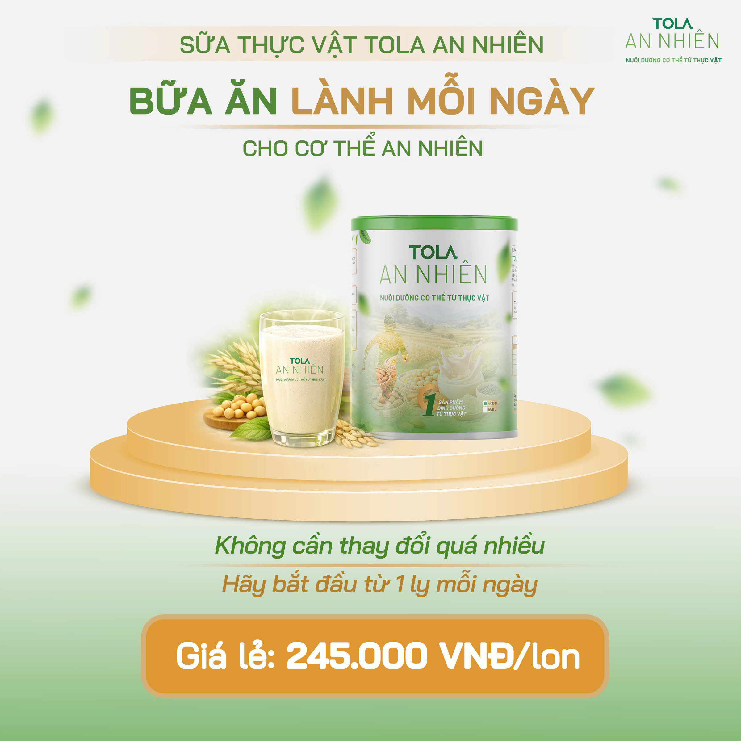 Sữa Thực Vật TOLA AN NHIÊN