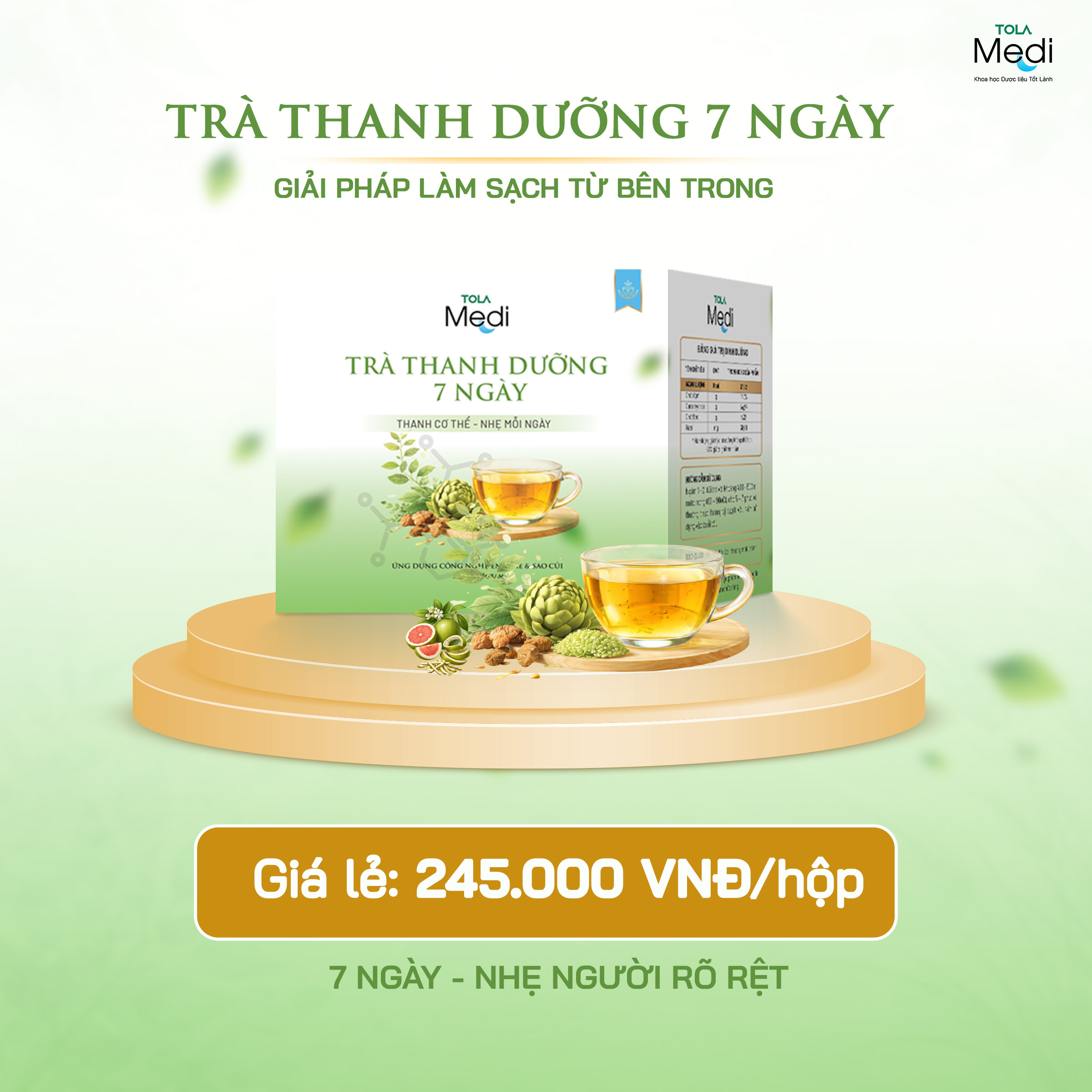 Trà Thanh Dưỡng 7 Ngày TOLA Medi