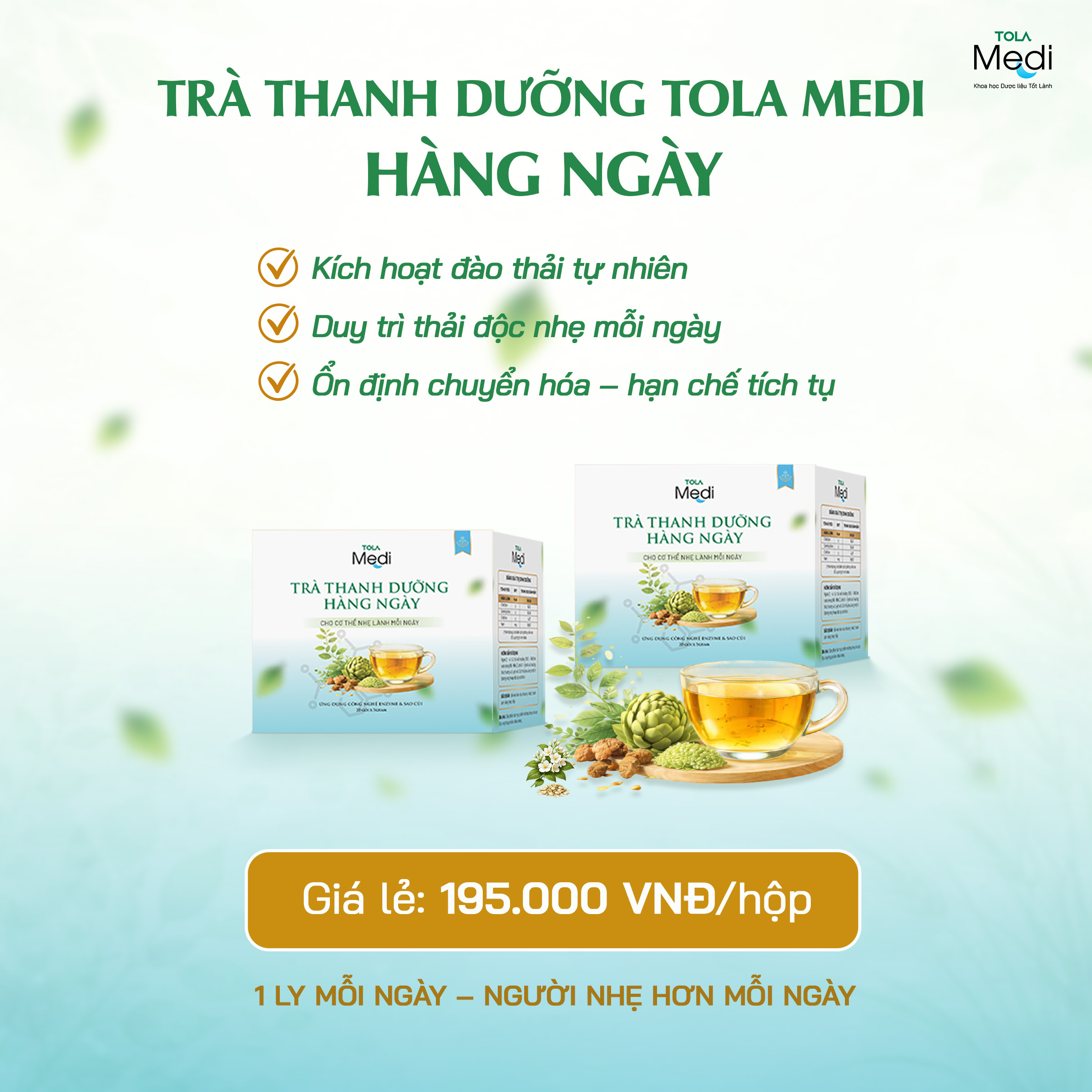 Trà Thanh Dưỡng Hàng Ngày TOLA Media