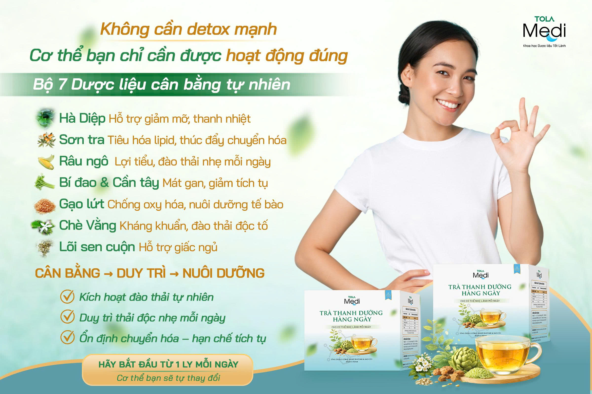 Trà Thanh Dưỡng Hàng Ngày TOLA Media - Ảnh 4